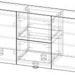 Схема сборки Тумба под ТВ Модерно 14.1 BMS