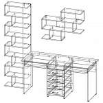 Схема сборки Уголок школьника Тенд УШ-2Я-04 BMS