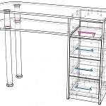 Схема сборки Маникюрный стол Габи BMS