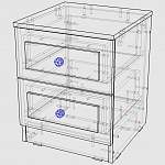 Схема сборки Прикроватная тумба Юлианна 2 BMS