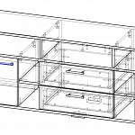 Чертеж Тумба под ТВ Лада-1 BMS